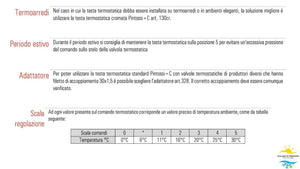 Testa termostatica con sensore liquido Pintossi 