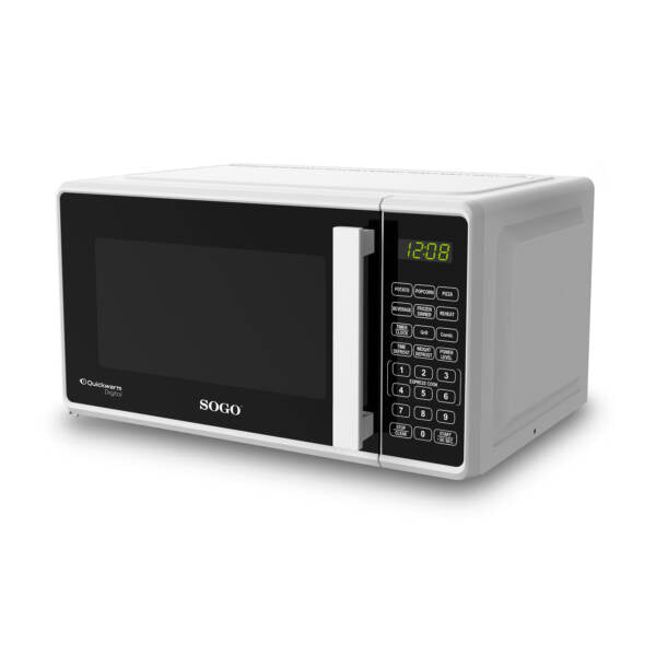 SOGO Forno a Microonde Digitale 20L con Grill 1100W Scongelamento e Cottura Rapida