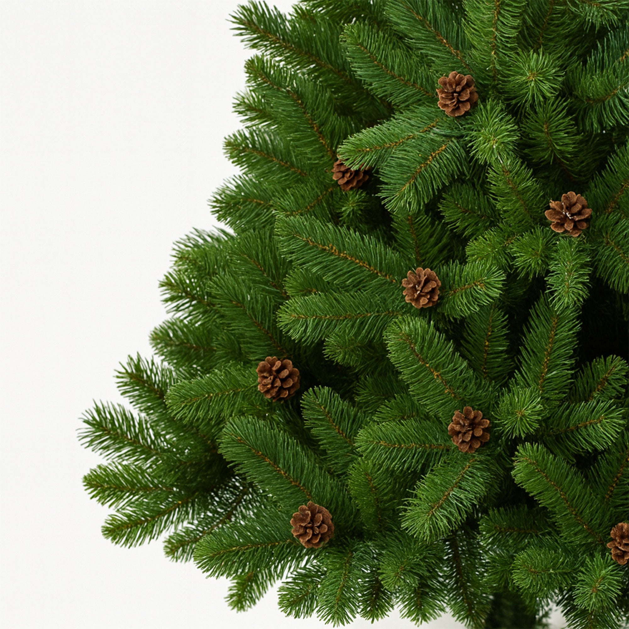 Boho - Albero di Natale con pigne in PVC ø132x210H cm, 1053 Punte