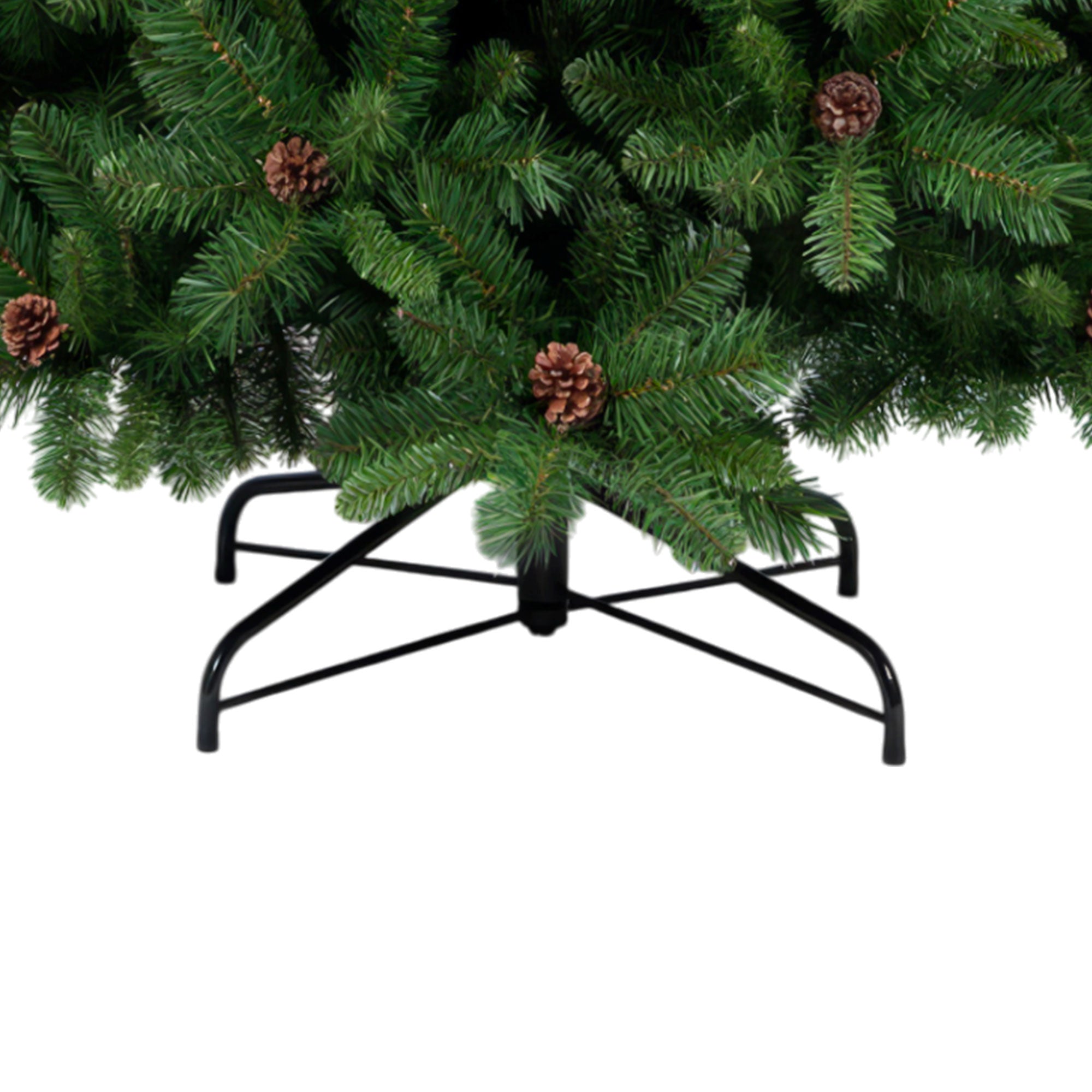 Boho - Albero di Natale con pigne in PVC ø132x210H cm, 1053 Punte