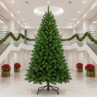 Boho - Albero di Natale con pigne in PVC ø142x240H cm, 1407 Punte