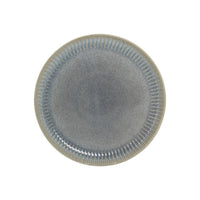 Set di 18 piatti in ceramica Erika rifiniti a mano grigio