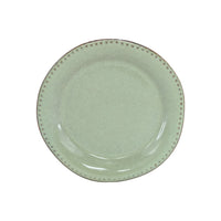 Set di 18 piatti in ceramica Rita rifiniti a mano verde
