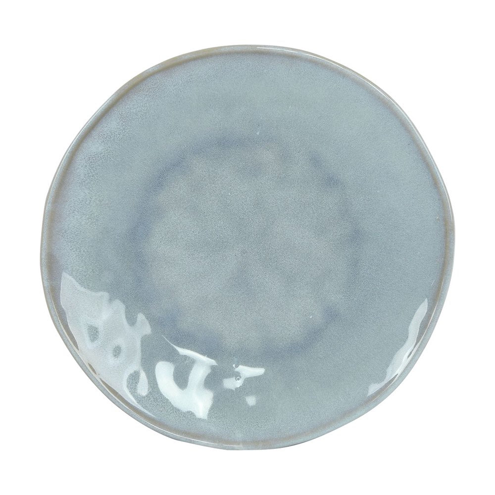 Set da 18 piatti in ceramica moderni blu