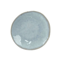 Set da 18 piatti in ceramica moderni blu