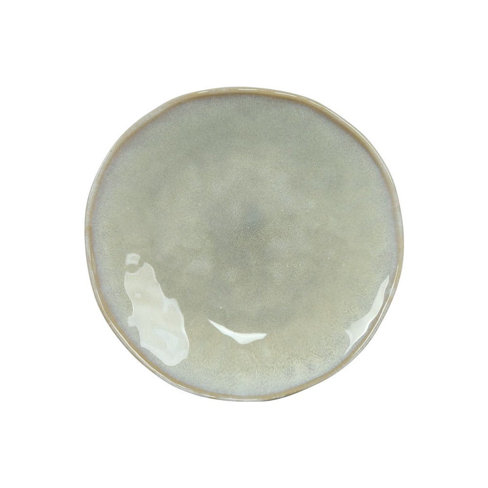 Set da 18 piatti in ceramica moderni verde pastello