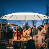 Ombrellone Ovale Crema 440 x 256 cm