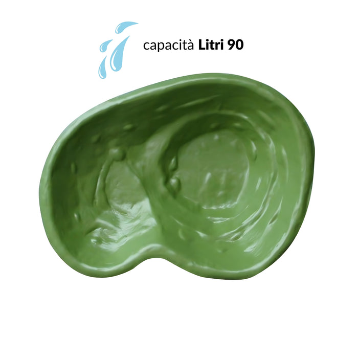 Laghetto caldonazzo verde e pompa syncra pond 0.5 da 700 litri ora