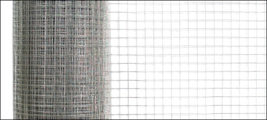 Rete Metallica in Rotolo da 25m Alta 1m Maglia Quadrata Rete in Acciaio per Recinzione - 4 Rotoli pro.tec