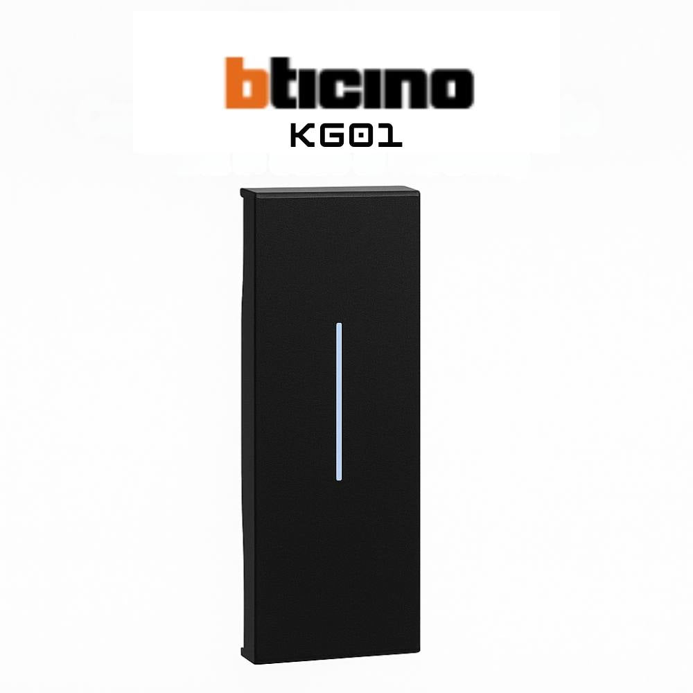 Cover illuminabile bticino 1 modulo varie finiture di colore *** colore nero, confezione 1