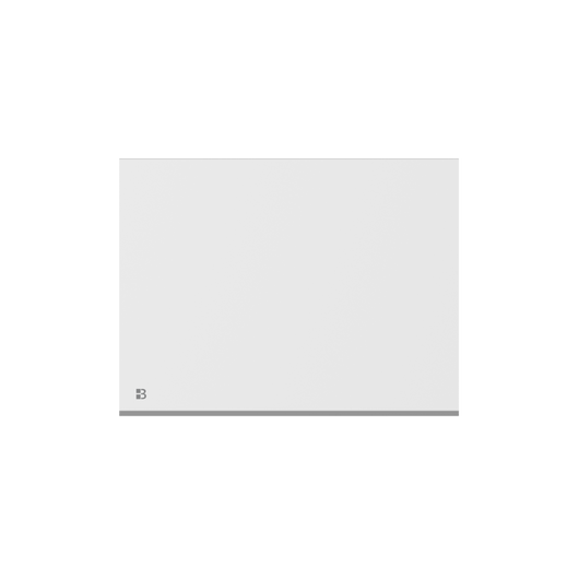 Radiatore elettrico fisso connesso WIFI con inerzia ceramica a secco 1000W NESSA CONNECT orizzontale bianco