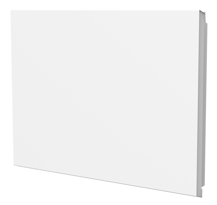 Radiatore elettrico fisso ad inerzia ceramica a secco 1000W NESSA orizzontale bianco