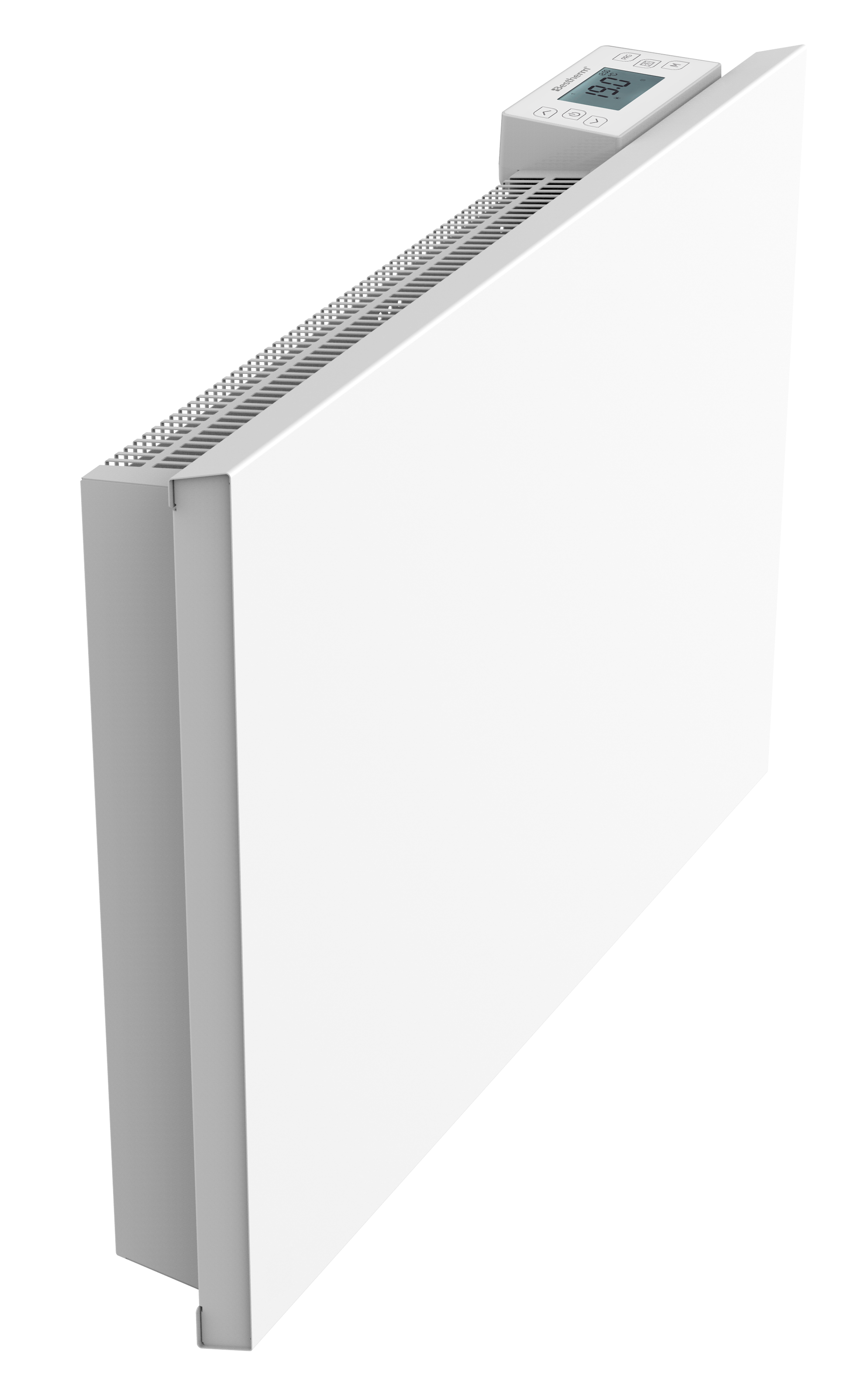 Radiatore elettrico fisso ad inerzia ceramica a secco 1000W NESSA orizzontale bianco