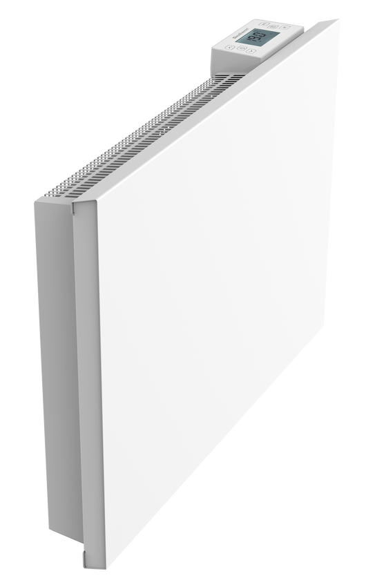 Radiatore elettrico fisso ad inerzia ceramica a secco 1000W NESSA orizzontale bianco