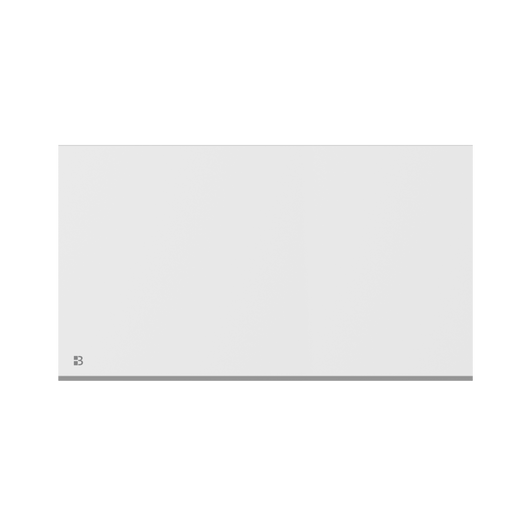 Radiatore elettrico fisso connesso WIFI con inerzia ceramica a secco 1500W NESSA CONNECT orizzontale bianco