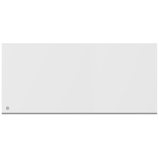 Radiatore elettrico fisso connesso WIFI con inerzia ceramica a secco 2000W NESSA CONNECT orizzontale bianco