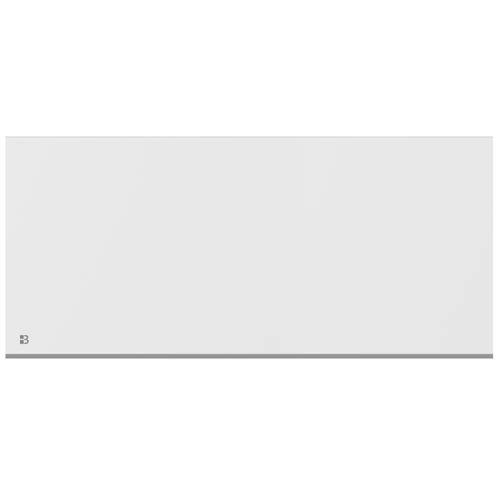 Radiatore elettrico fisso connesso WIFI con inerzia ceramica a secco 2000W NESSA CONNECT orizzontale bianco