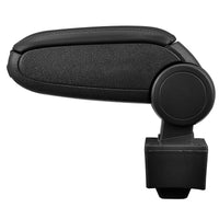 [pro.tec] Bracciolo centrale - Poggiabraccio con vano portaoggetti - imbottito - in similpelle - nero - Audi A3 8L