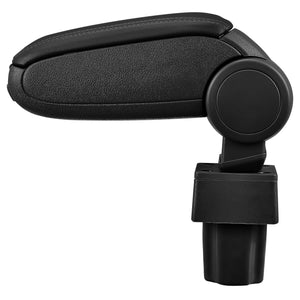 Poggiabraccio con vano portaoggetti per Opel Astra G - Similpelle - nero [pro.tec]