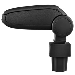 [pro.tec] Bracciolo centrale - Poggiabraccio con vano portaoggetti - imbottito - in tessuto - nero - Opel Astra G