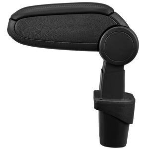 [pro.tec] Bracciolo centrale - Poggiabraccio con vano portaoggetti - imbottito - in similpelle - nero - VW Touran /