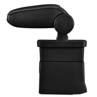 [pro.tec] Bracciolo centrale - Poggiabraccio con vano portaoggetti - imbottito - in tessuto - nero - Ford Ka