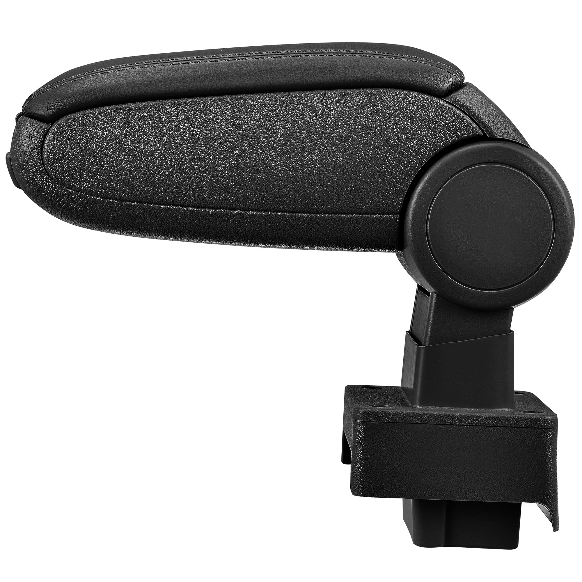 [pro.tec] Bracciolo centrale - Poggiabraccio con vano portaoggetti - imbottito - in similpelle - nero - Audi 80 B3 e B4