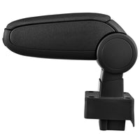 [pro.tec] Bracciolo centrale - Poggiabraccio con vano portaoggetti - imbottito - in tessuto - nero - Audi 80 B3 e B4