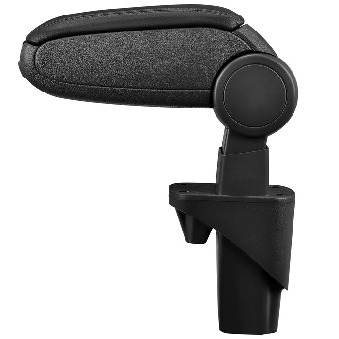 [pro.tec] Bracciolo centrale - Poggiabraccio con vano portaoggetti - imbottito - in similpelle - nero - Opel Agila A /