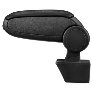 [pro.tec] Bracciolo centrale - Poggiabraccio con vano portaoggetti - imbottito - in similpelle - nero - Opel Meriva A