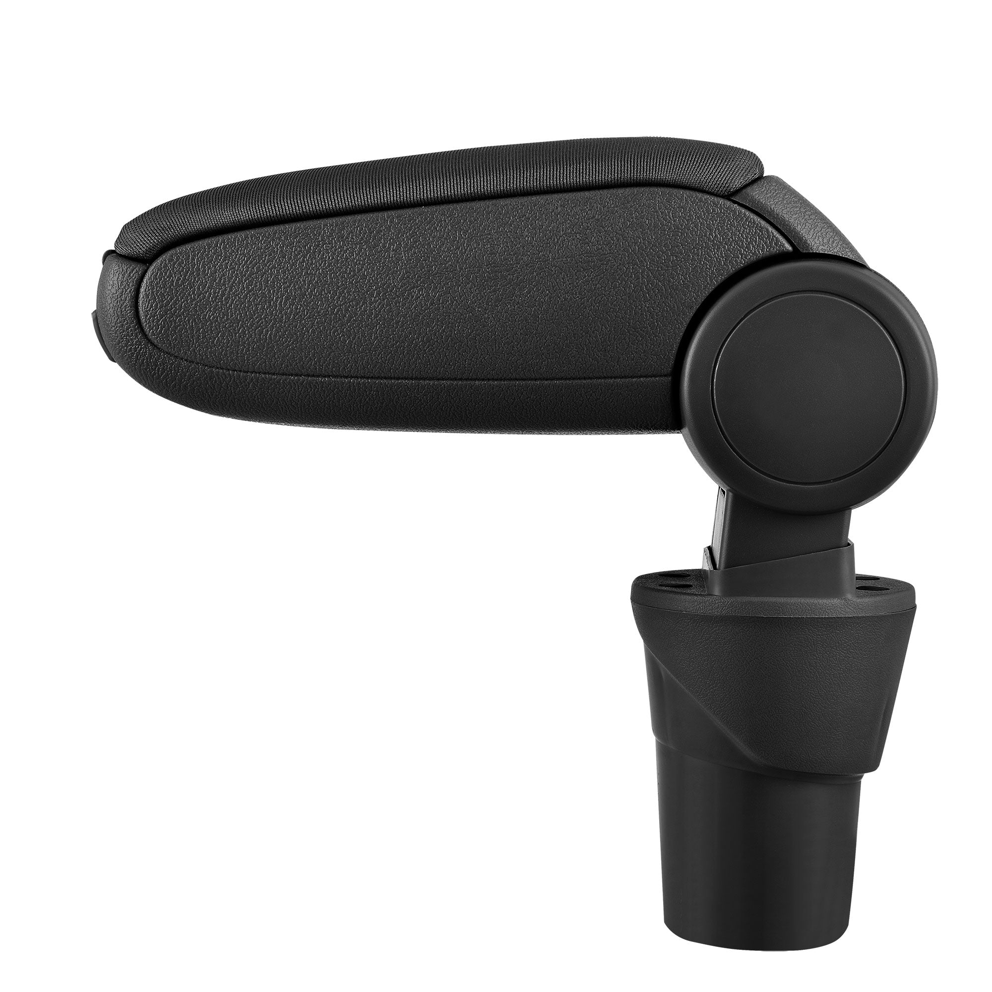 [pro.tec] Bracciolo centrale - Poggiabraccio con vano portaoggetti - imbottito - in tessuto - nero - Nissan Micra K13