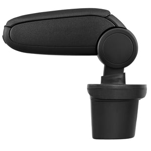 [pro.tec] Bracciolo centrale - Poggiabraccio con vano portaoggetti - imbottito - in tessuto - nero - Nissan Juke