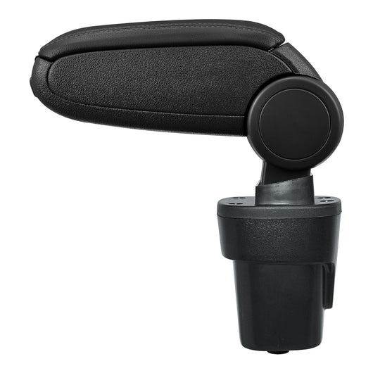 [pro.tec] Bracciolo centrale - Poggiabraccio con vano portaoggetti - imbottito - in similpelle - nero - Opel Karl