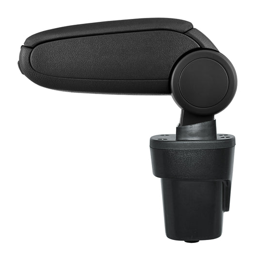 [pro.tec] Bracciolo centrale - Poggiabraccio con vano portaoggetti - imbottito - in tessuto - nero - Opel Karl