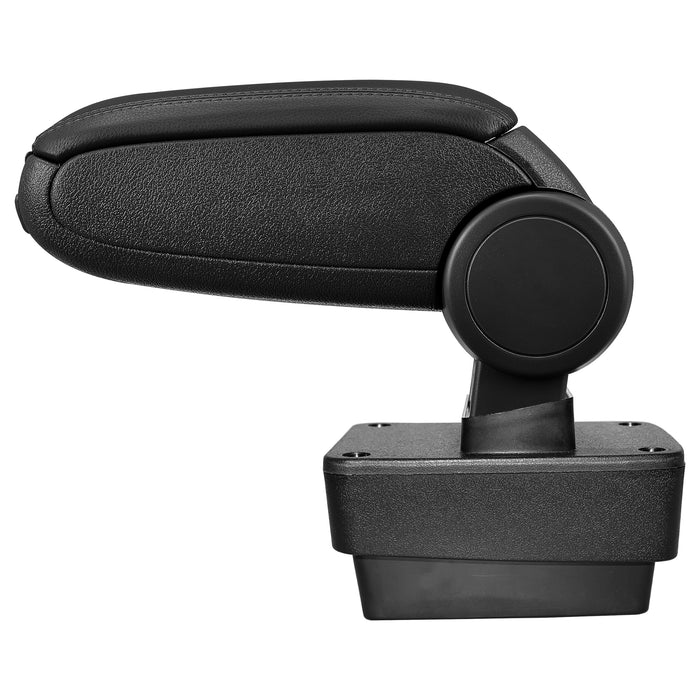 [pro.tec] Bracciolo centrale - Poggiabraccio con vano portaoggetti - imbottito - in similpelle - nero - Škoda Fabia III