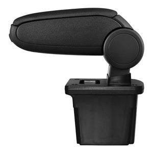 Bracciolo centrale per Hyundai i30 con vano imbottito in tessuto nero 03_0000495