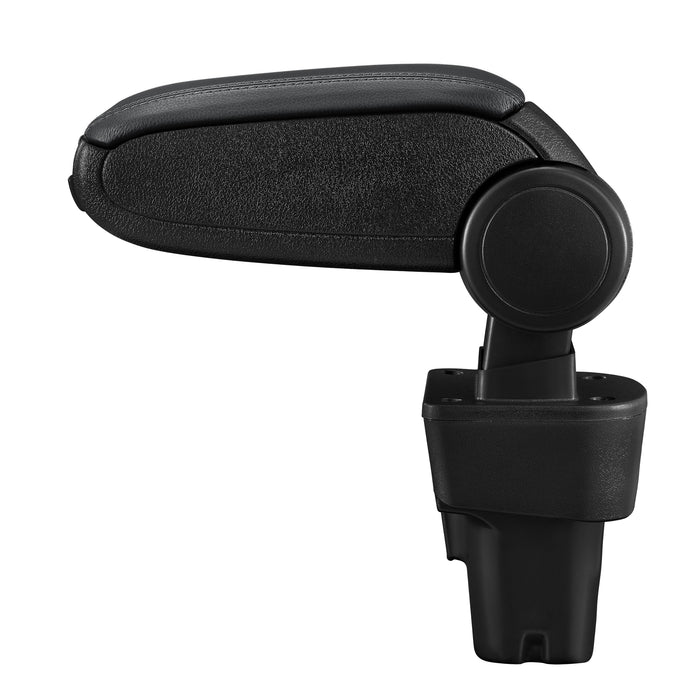 [pro.tec] Bracciolo centrale - Poggiabraccio con vano portaoggetti - imbottito - in similpelle - nero - Kia Picanto