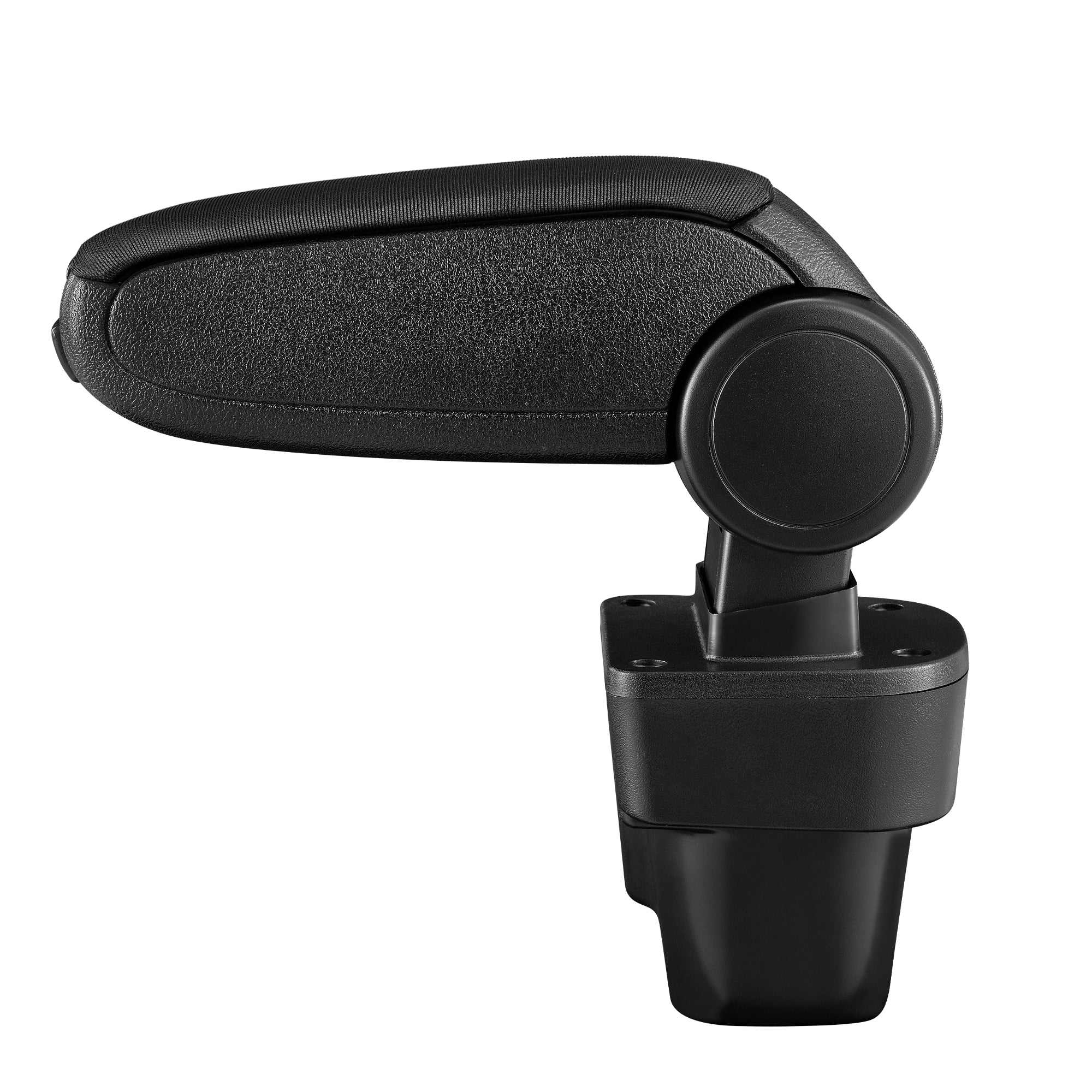 [pro.tec] Bracciolo centrale - Poggiabraccio con vano portaoggetti - imbottito - in tessuto - nero -