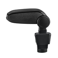 [pro.tec] Bracciolo con mensola - imbottito - nero similpelle - adatto per Toyota Yaris/Vitz (XP13, anno di