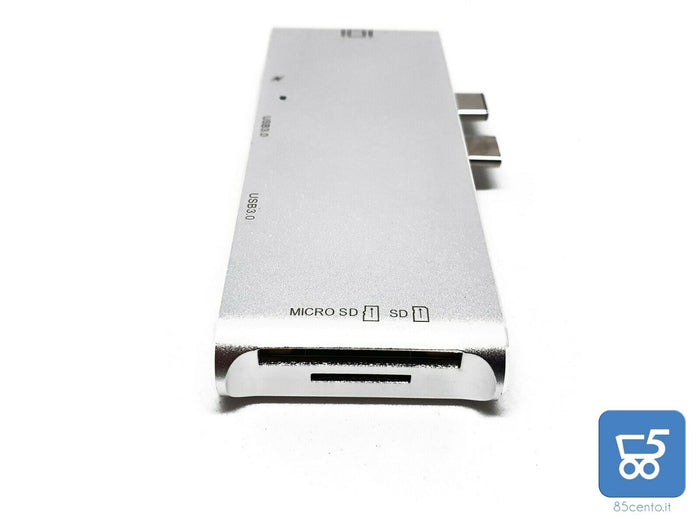 HUB Type-C HDMI 1080P HD 4K USB 3.0 Card Reader SD compatibile per Macbook con doppio ingresso