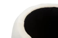 Puff/Contenitore Paris Crema/Gold Cm Ø 43X43