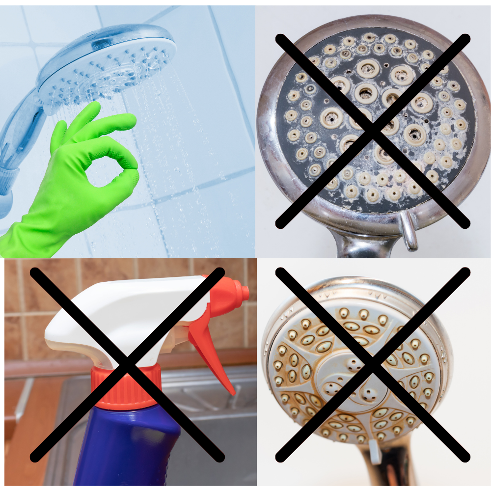 Saliscendi per doccia salvaforo h.72 cm modello drilux con soffione 5 regolazioni