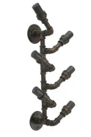 Porta Bottiglie Da Muro Manhattan 6 Posti Cm 27X15X55