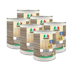 Impregnante per legno HYDROIL INTERNO   1KGx6Pz