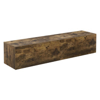 Mobile Porta TV / Consolle da Parete con 2 Ante 140 x 33 x 30 cm Armadio a Muro con Apertura a Ribalta per Camera /