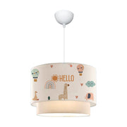 Lampadario lampada a sospensione lurgan sospensione per bambini E27 70 cm modello giraffa 03_0007545