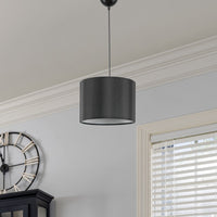 Lampada a Sospensione Willenhall Nero lux.pro