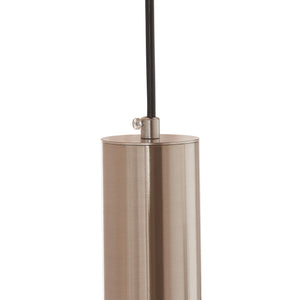 Lampada a Sospensione Lulled in Metallo con 3 Paralumi - Argento / Oro lux.pro