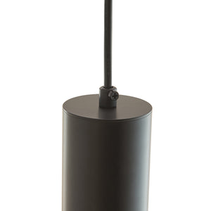 Lampada a Sospensione Lulled in Metallo con 1 Paralume - Nero / Oro lux.pro