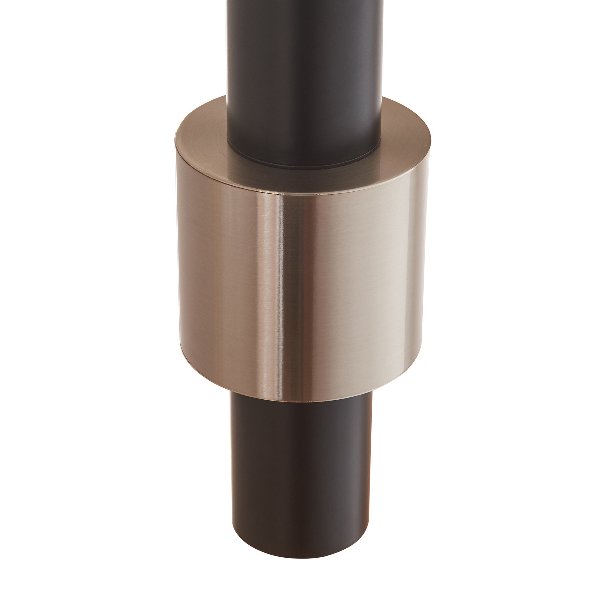 Lampada a Sospensione Lulled in Metallo con 1 Paralume - Nero / Argento lux.pro